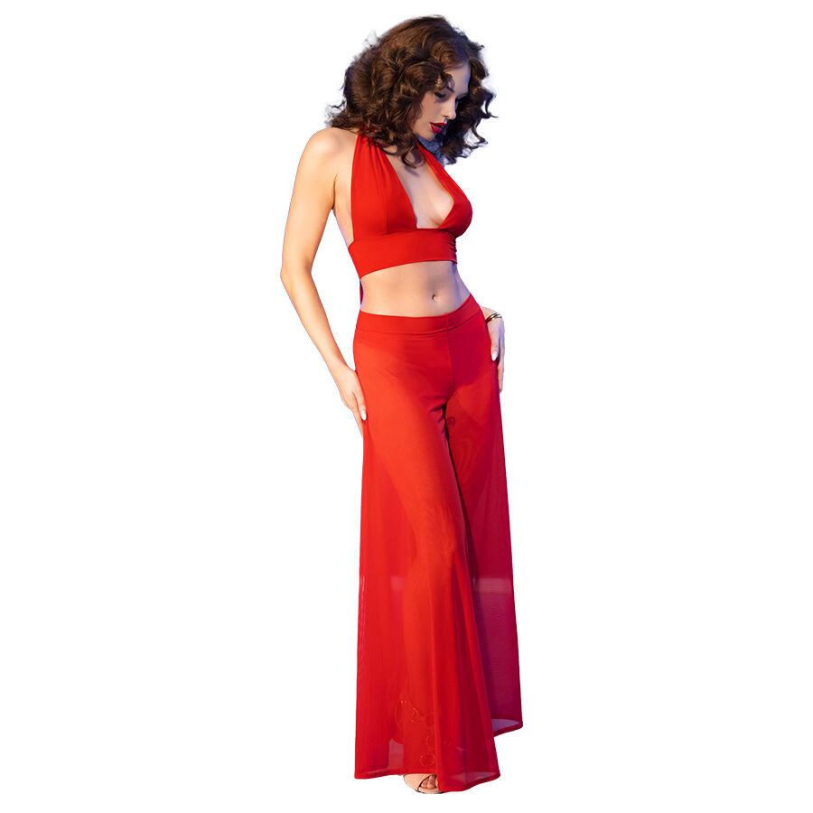 CHILIROSE - CR 4857 CONJUNTO DE BLUSA E CALÇA VERMELHA TAMANHO P - Image 18