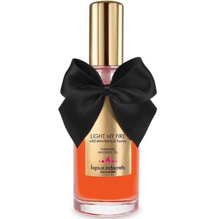 BIJOUX – ÓLEO DE MASSAGEM EFEITO CALOR AROMA DE MORANGO