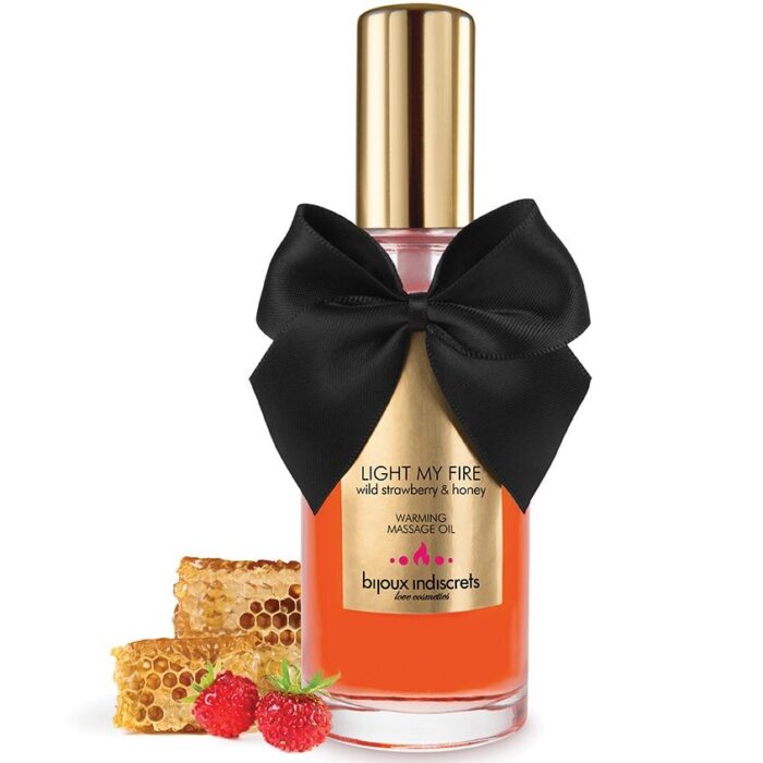 BIJOUX – ÓLEO DE MASSAGEM EFEITO CALOR AROMA DE MORANGO