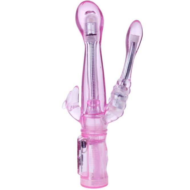 BAILE – VIBRADOR FLEXÍVEL COM ESTIMULADOR ANAL
