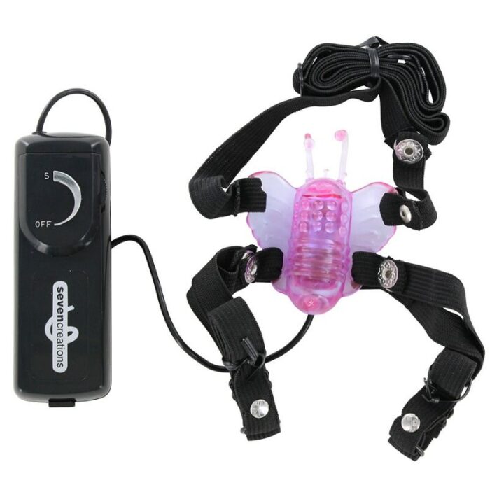 SEVEN CREATIONS – ESTIMULADOR BORBOLETA COM VIBRAO