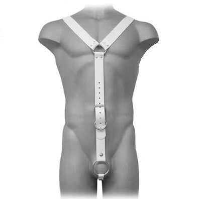 LEATHER BODY – ARNÊS DE COURO HOMENS BRANCOS