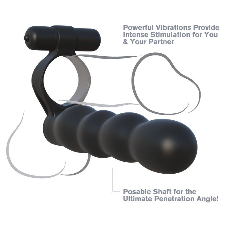 FANTASY C-RINGZ – POSABLE DOUBLE PENETRATOR