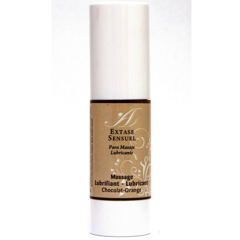 EXTASE SENSUAL – LUBRIFICANTE CHOCOLATE E LARANJA 30 ML