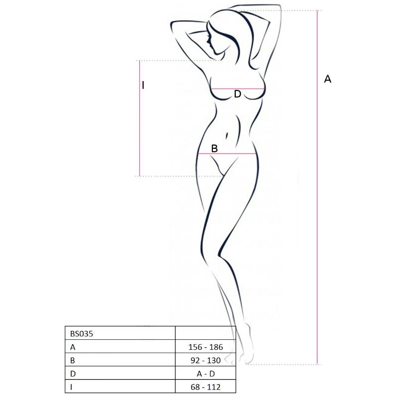 PASSION – MULHER BS035 BODYSTOCK VERMELHO TAMANHO ÚNICO