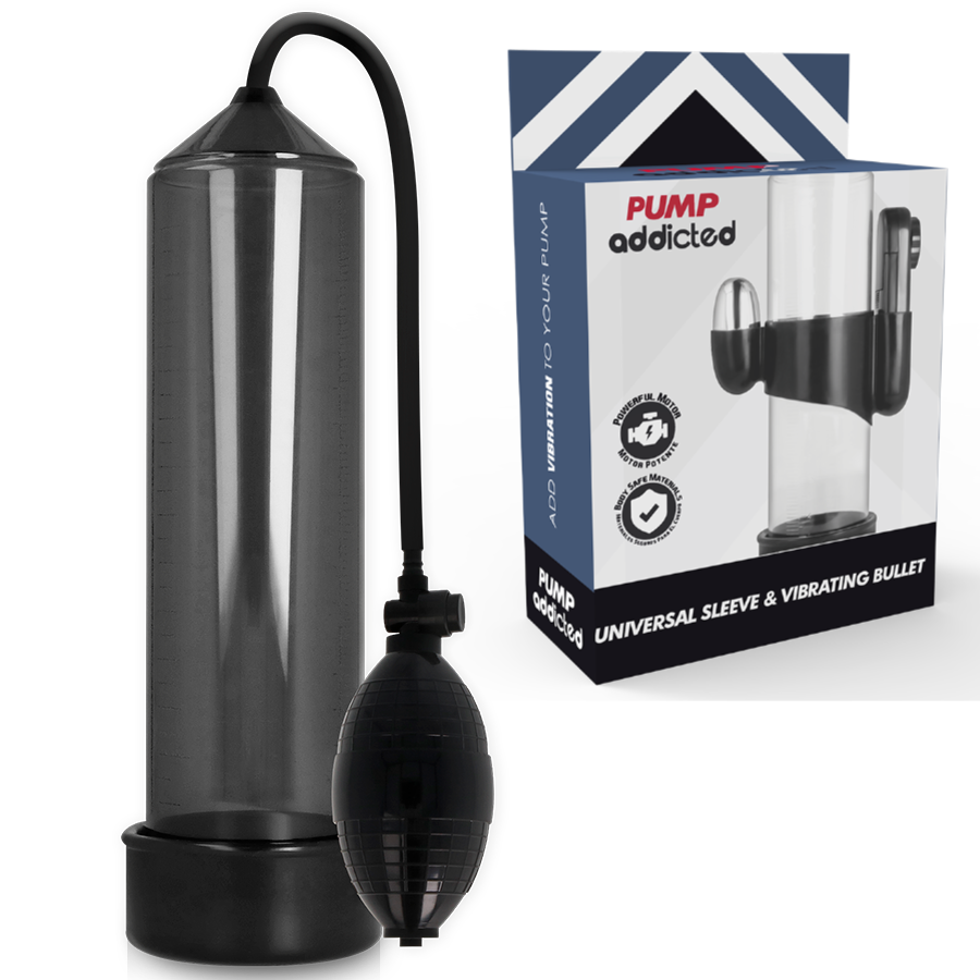 PUMP ADDICTED – VIBRADOR PRETO RX3
