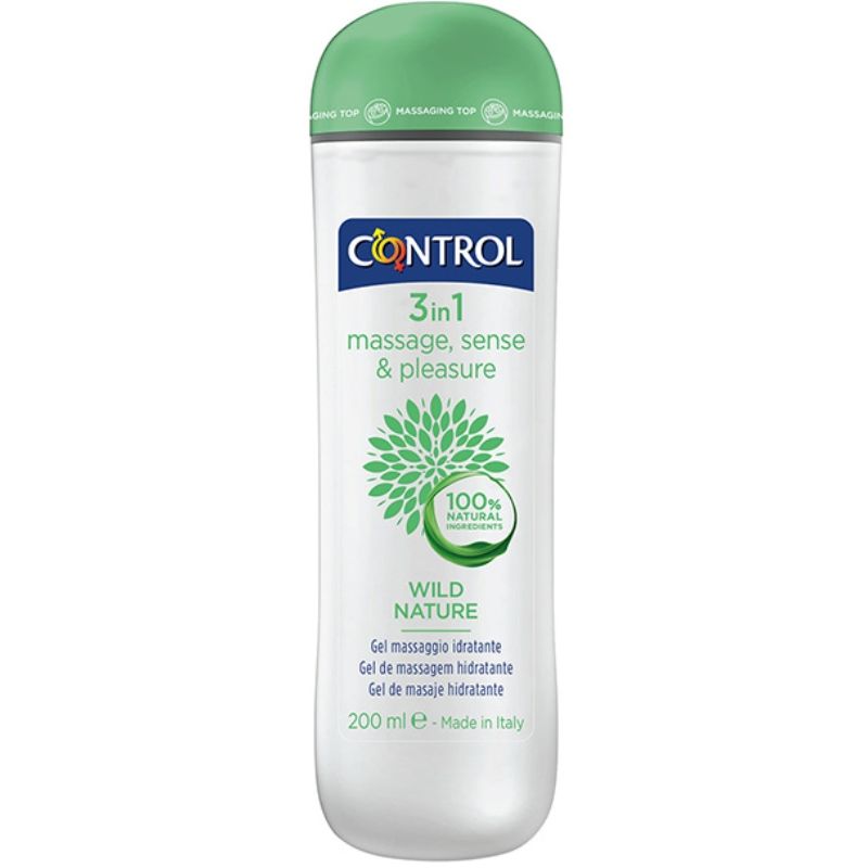 CONTROL – GEL DE MASSAGEM NATUREZA SELVAGEM 3 EM 1 200 ML