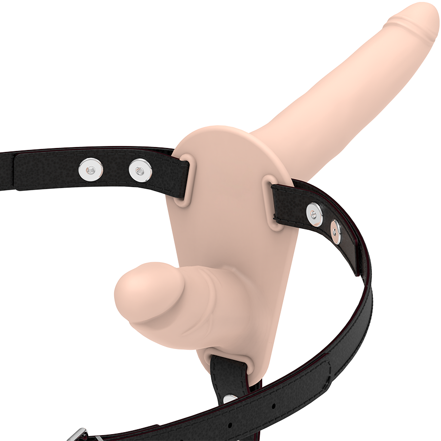 FETISH SUBMISSIVE HARNESS – DUPLA PENETRAÇÃO DE CARNE
