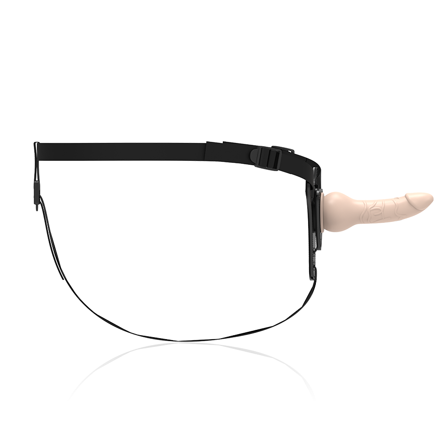 FETISH SUBMISSIVE HARNESS – SILICONE REALÍSTICO DE CARNE 16CM