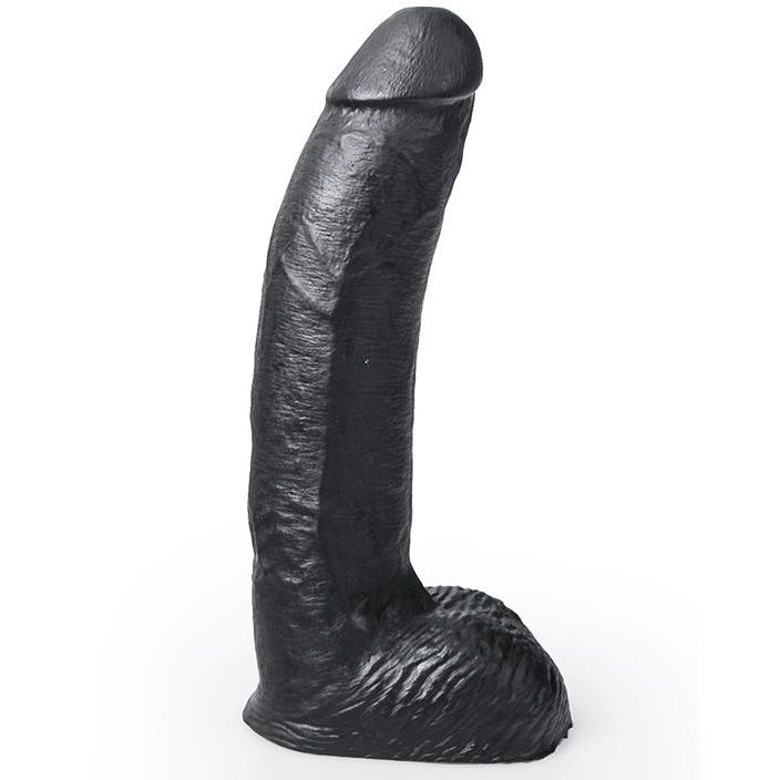 HUNG SYSTEM – DILDO REALÍSTICO PRETO COR GEORGE 22 CM