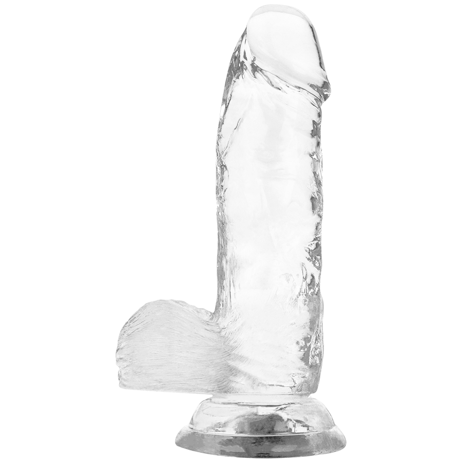 X RAY – DILDO TRANSPARENTE COM BOLAS 15.5 CM -O- 3.5 CM