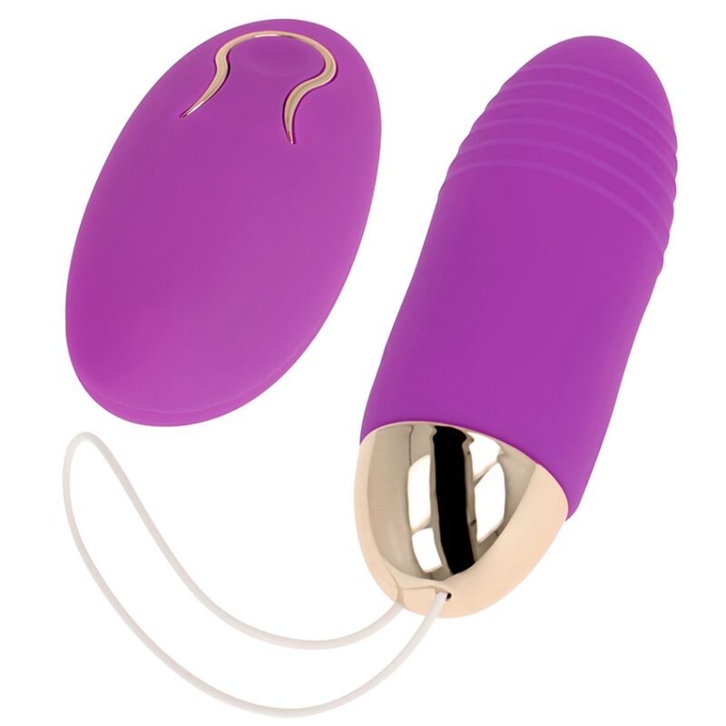 OHMAMA – OVO VIBRANTE COM CONTROLE REMOTO 10 VELOCIDADES ROXO
