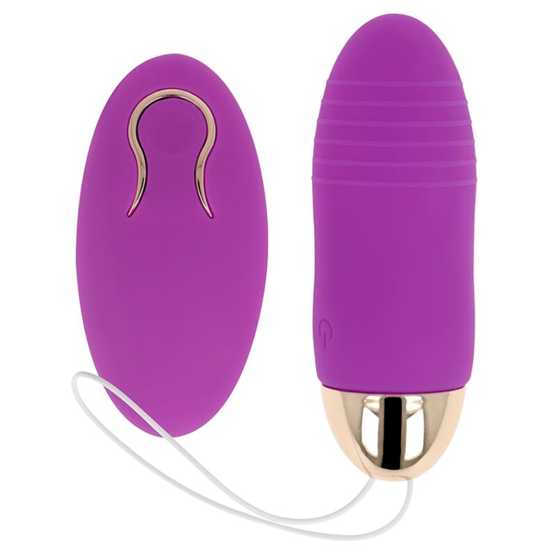 OHMAMA – OVO VIBRANTE COM CONTROLE REMOTO 10 VELOCIDADES ROXO