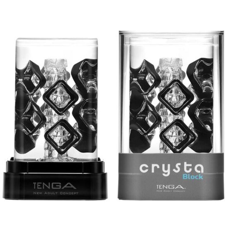 TENGA – MASTURBADOR MASCULINO CRYSTA BLOCK
