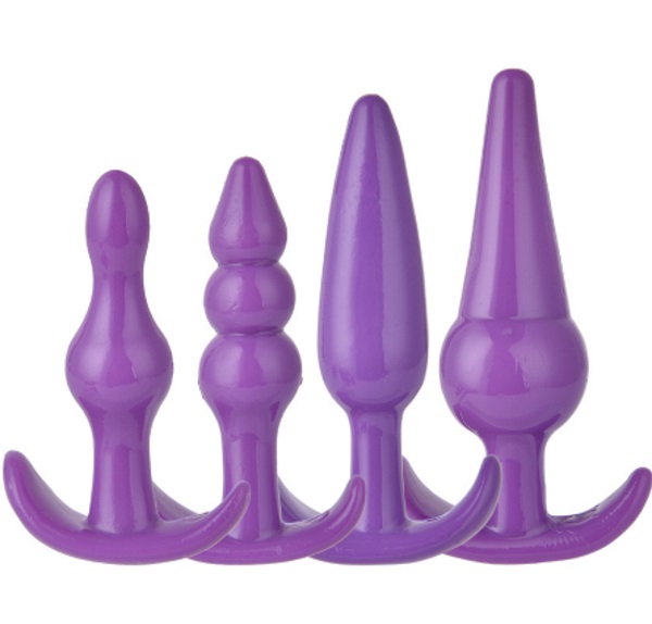 Kit Anal Plug Set 4 peças Purple RF08020