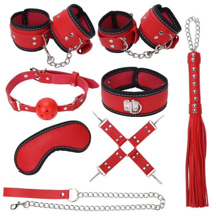 Kit Bondage 8 peças Red RF03302