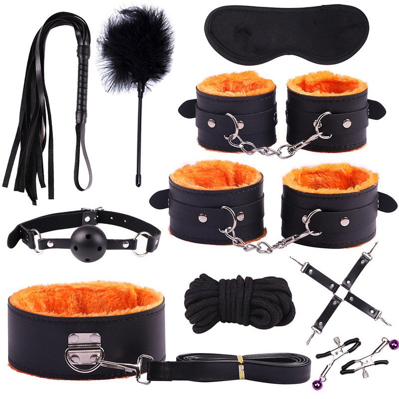 Kit Bondage com 11 peças Orange RF03282