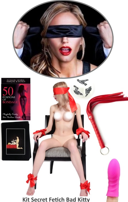 Kit Secret Fetich Bad Kitty 9 peças RF03345 - Image 3