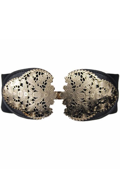Pleasures Metal Carved Belt Rf80939