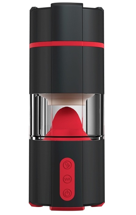 Luxury Masturbador Cup Dupla Estimulação Vagina e Lingua RF09691 - Image 3