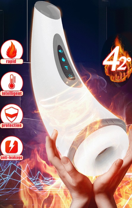 Luxury Masturbador Cup Vibração Sucção e Som de Voz RF09681 - Image 5