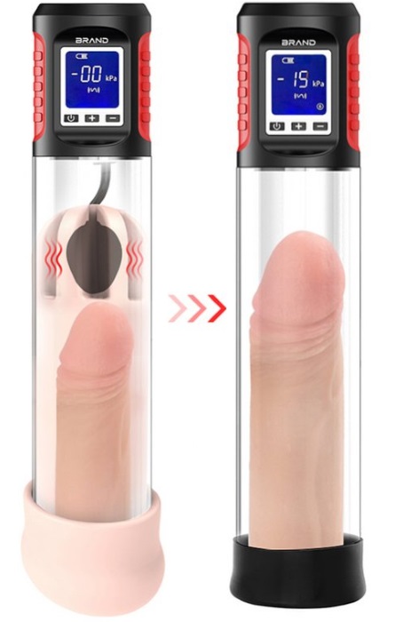 Pênis Pump Automatica Recarregável com Masturbador RF09693