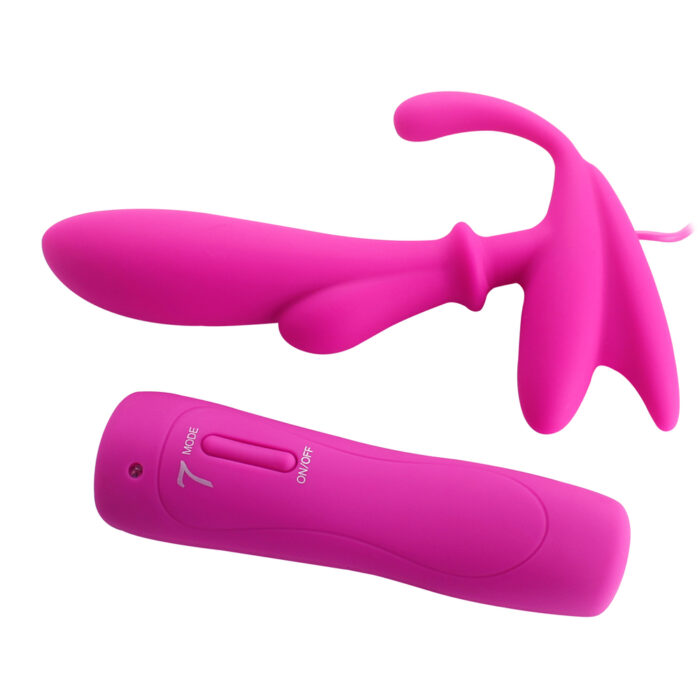 Vibrador Anal e Estimulador de Próstata 7 Speeds Rosa Rf02606