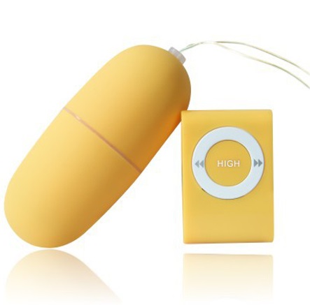 Yellow Ovo Vibrador Wireless 20 Speeds RF08150