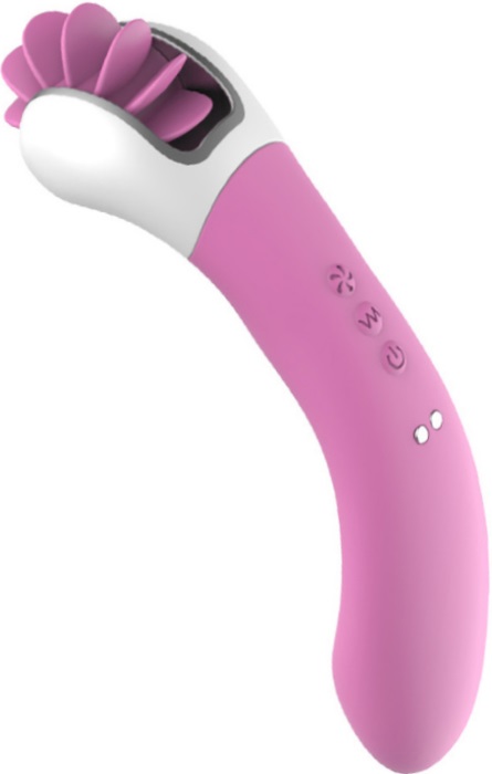Vibrador Duplo e Estimulação 12 Speeds Pink RF03019