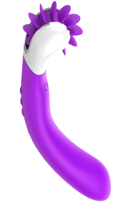 Vibrador Duplo e Estimulação 12 Speeds Purple RF03019