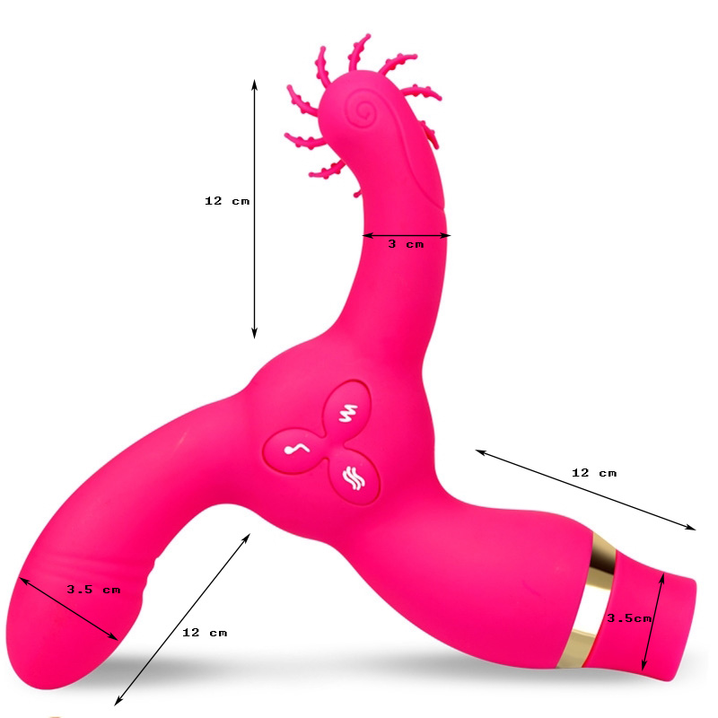 Vibrador Tripla Estimulação 7 Speeds RF03703 - Image 2