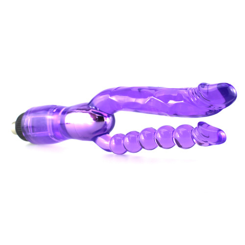 Dildo Duplo para Maquinas de Sexo Purple RF02130