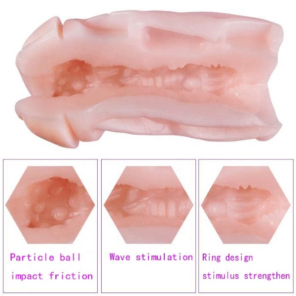 Vibrador Masturbator Vagina Cup 50 Speeds e Voz RF04107 - Image 4