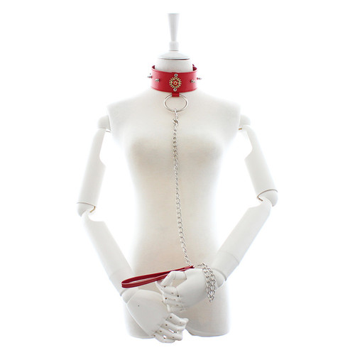 Bondage Collar Red Rf01086 - Image 4