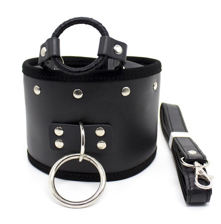 Collar With Ring Gag Black Rf01599