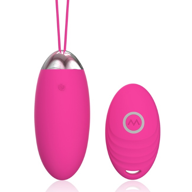 Ovo Vibrador Recarregavel Deluxo 10 Speeds Rose RF09640