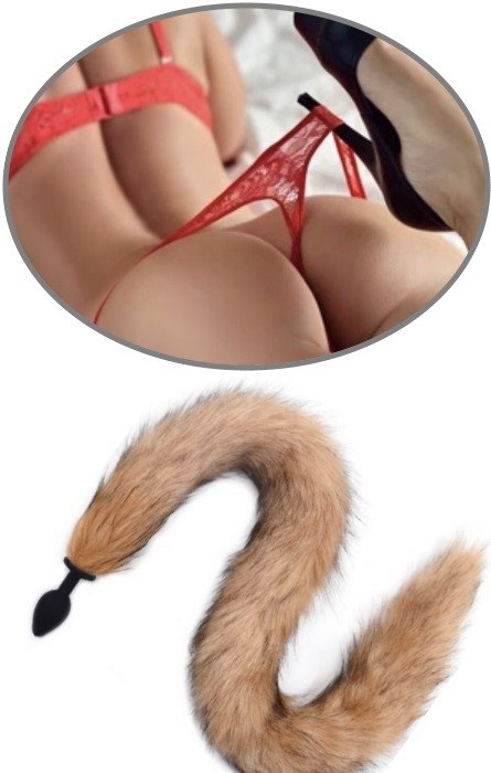 Plug Anal de Longa Cauda Fox 75cm L RF03425