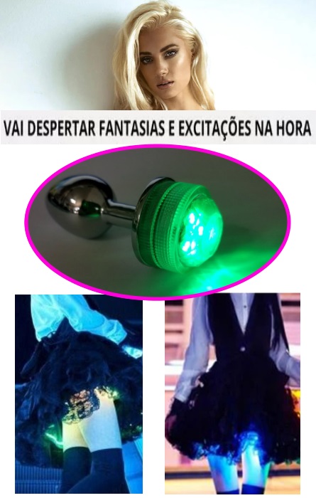 Plug Anal com Luz LED M RF03385