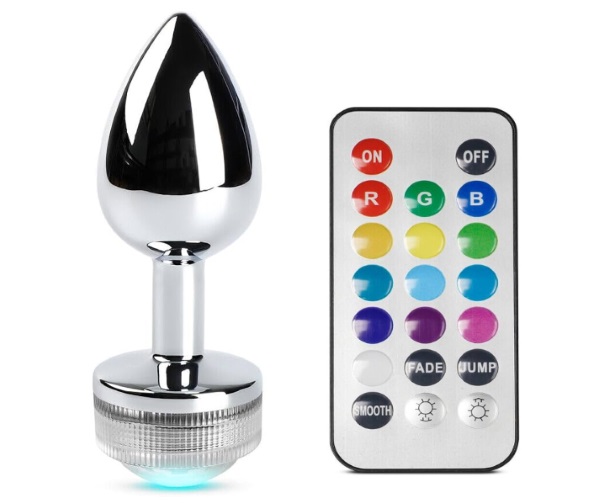 Plug Anal com Luz LED S RF03385