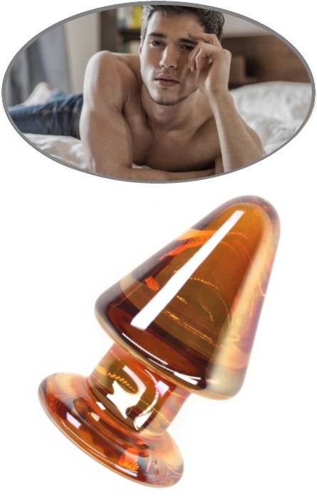 Plug Anal Cristal Gold RF08040