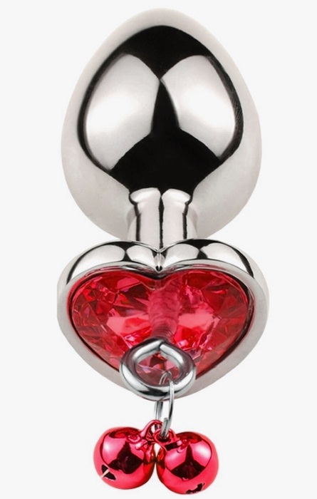 Anal Plug Brilhante Heart Red S RF08015 - Image 4