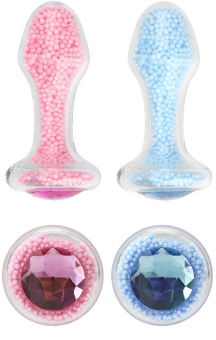 Plug Anal Cristal Rose RF08030