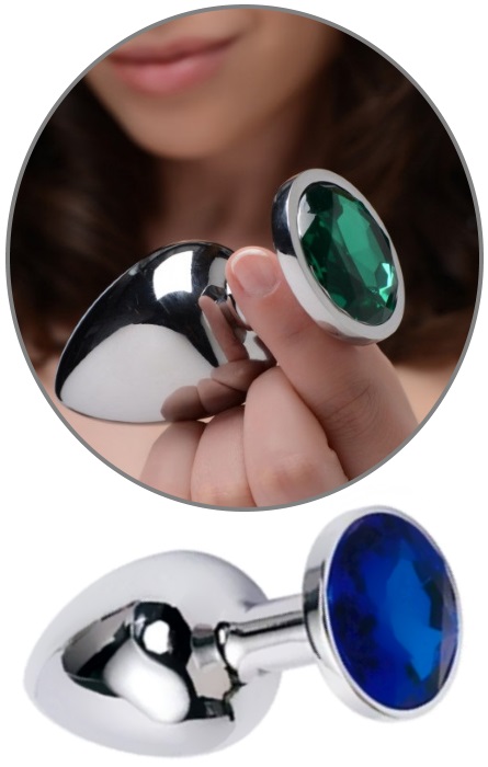 Anal Plug Brilhante Intense Blue M RF08000 - Image 3