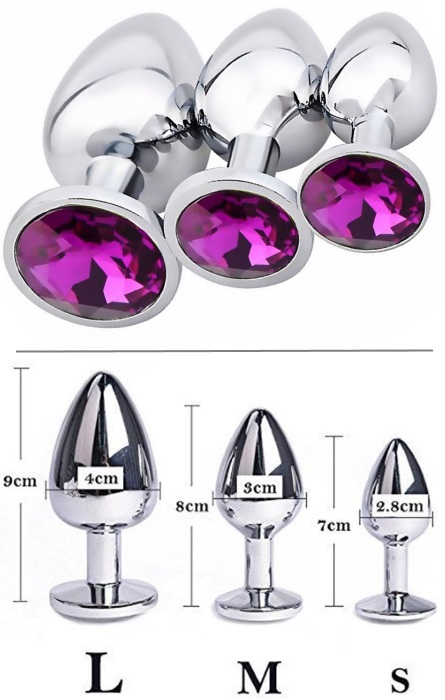 Anal Plug Brilhante Intense Purple L RF08000 - Image 7