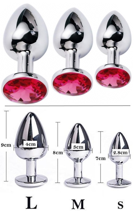 Anal Plug Brilhante Intense Red L RF08000 - Image 5