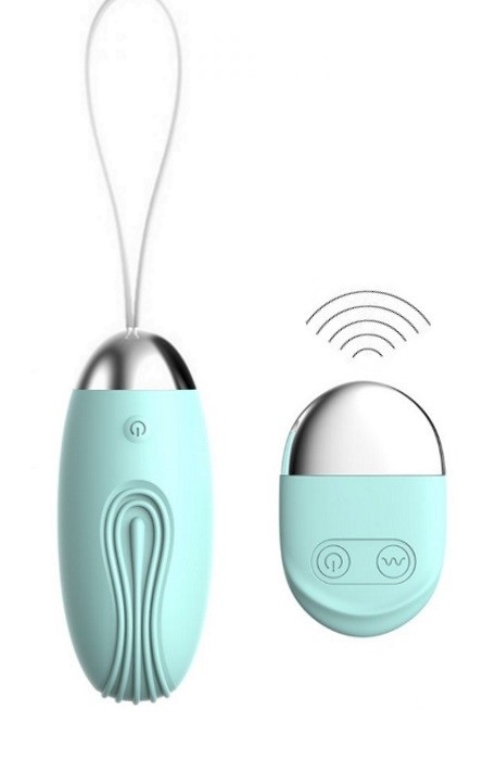 Ovo Vibrador Recarregavel Wireless 10 Speeds Green RF04159