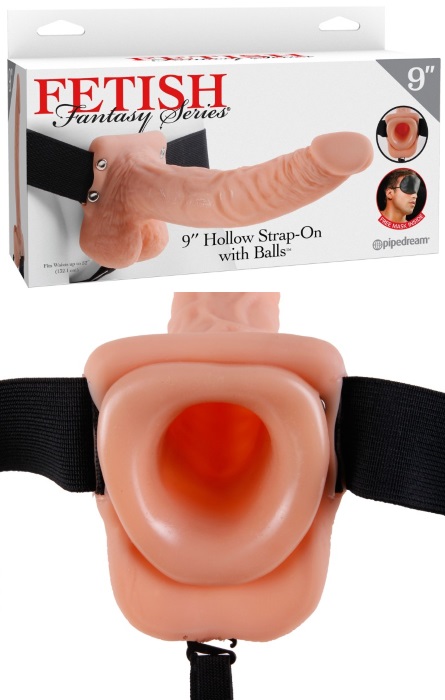 Strap-On Manga e Extensão para Pénis 24 cm Flesh RF40413 - Image 2