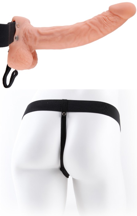 Strap-On Manga e Extensão para Pénis 24 cm Flesh RF40413 - Image 3