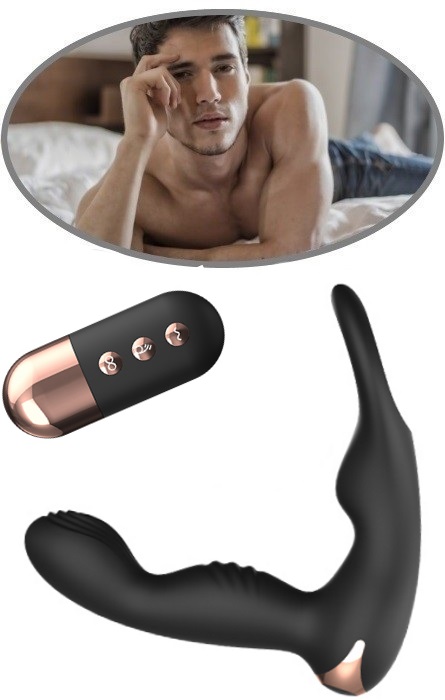 Vibrador Anal e Estimulador da Próstata 10 Speeds RF09656 - Image 3