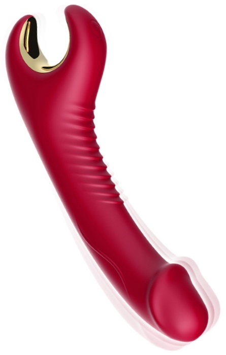 Vibrador G-Spot Luxury com Rotação Recarregavel Rose RF09655 - Image 2